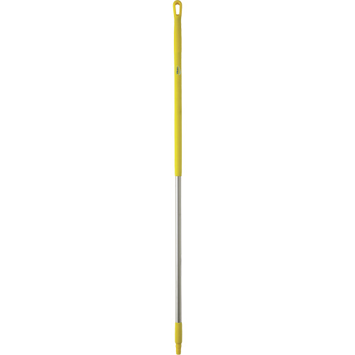 Handle, Broom/Brush/Pad Holder/Scraper/Squeegee, Yellow, Ergonomic, 59" L Meunier Outillage Industriel