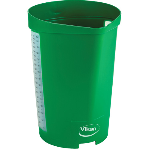 Cruche gradu&eacute;e, Plastique, Vert, 65 oz Meunier Outillage Industriel
