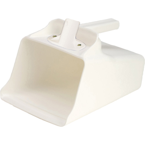 Grande pelle &agrave; main &agrave; puiser, Plastique, Blanc, 128 oz. Meunier Outillage Industriel
