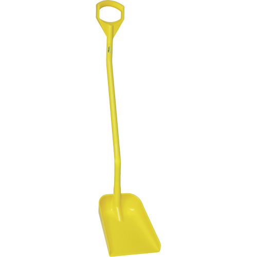 Ergonomic Small Blade Shovel, 50" Length, Plastic, Yellow Meunier Outillage Industriel