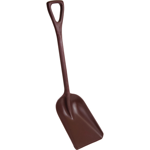 One-Piece Metal Detectable Shovel, 10" x 14" Blade, 37-1/2" Length, Plastic, Red Meunier Outillage Industriel