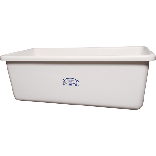 Transport Storage Tub, Plastic, White Meunier Outillage Industriel