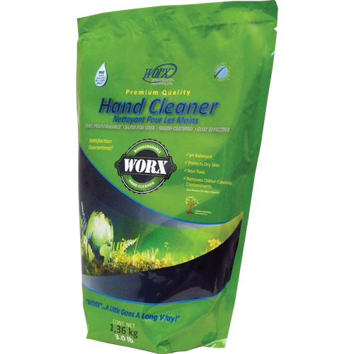 Biodegradable Hand Cleaner, Powder, 3 lbs., Refill, Scented Meunier Outillage Industriel