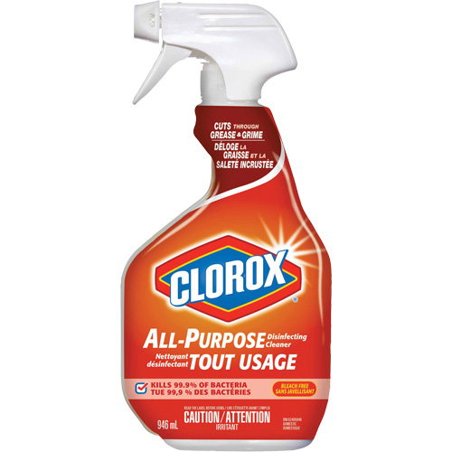 Nettoyant d&eacute;sinfectant tout usage &agrave; pulv&eacute;riser, 946 ml, Bouteille &agrave; g&acirc;chette Meunier Outillage Industriel