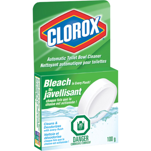 Nettoyant automatique &agrave; l'eau de Javel pour toilettes, 100 g, Tampon Meunier Outillage Industriel