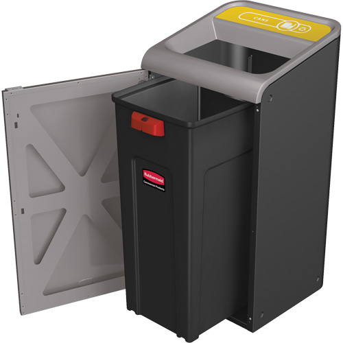 Configure Paper Waste Container, Bulk/Curbside/Deskside, Steel, 45 US gal. Meunier Outillage Industriel