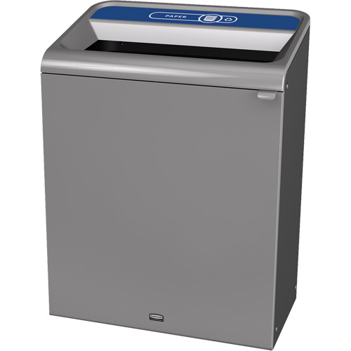 Configure Paper Waste Container, Bulk/Curbside/Deskside, Steel, 45 US gal. Meunier Outillage Industriel