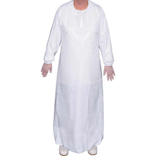 Blouse Top Dog de 6 mil, T-Grand, Blanc, Polyur&eacute;thane Meunier Outillage Industriel