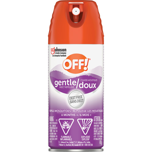 R&eacute;pulsif &agrave; insectes doux Off!, Sans DEET, A&eacute;rosol, 142 g Meunier Outillage Industriel