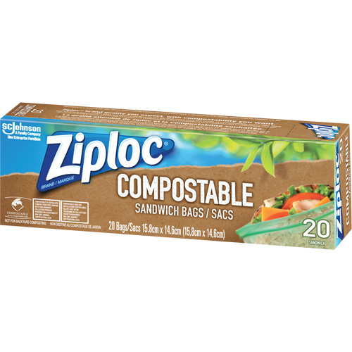 Ziploc&reg; Compostable Sandwich Bags Meunier Outillage Industriel