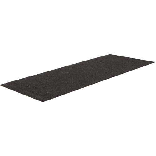 Supreme Knob Entrance Matting, Wiper/Scraper, 13-5/12' x 75-1/2' x 7/16", Charcoal Meunier Outillage Industriel