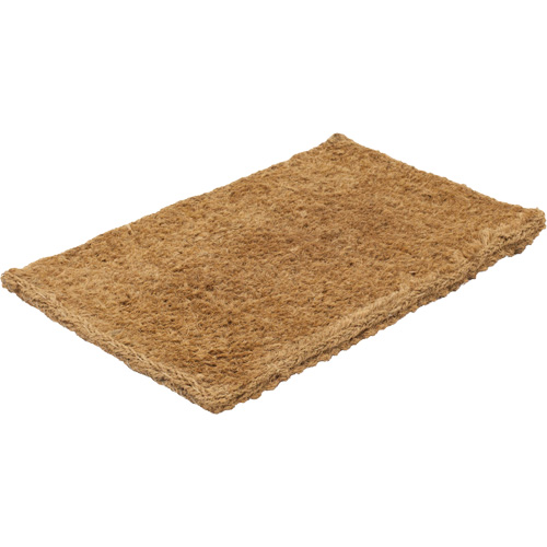 Indoor/Outdoor Coco Mat, Scraper, 1-1/2' x 2-1/2' x 1-3/8", Natural Meunier Outillage Industriel