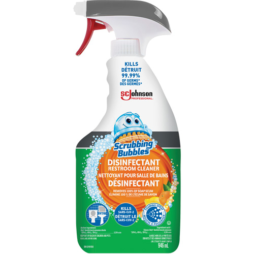 Nettoyant d&eacute;sinfectant pour toilette Scrubbing Bubbles, 32 oz, Bouteille &agrave; g&acirc;chette Meunier Outillage Industriel
