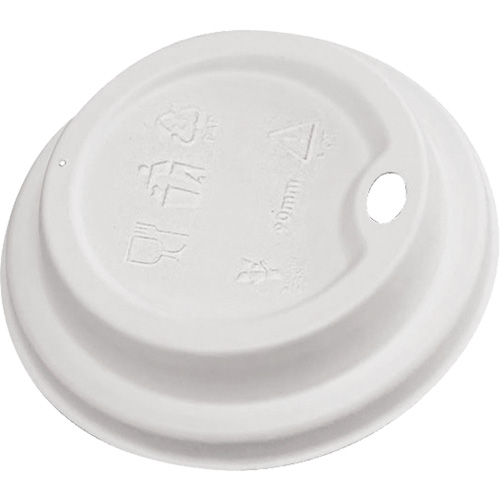 Compostable White Dome Sip Lids Meunier Outillage Industriel
