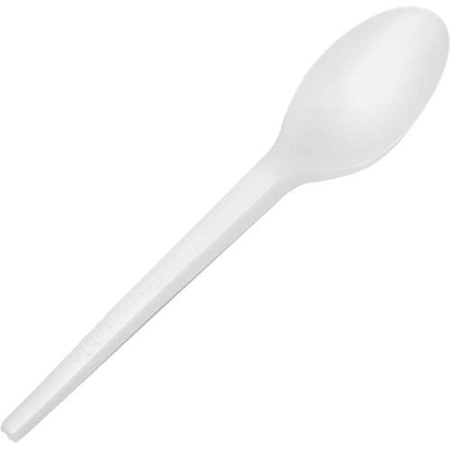 CPLA Compostable Spoons Meunier Outillage Industriel