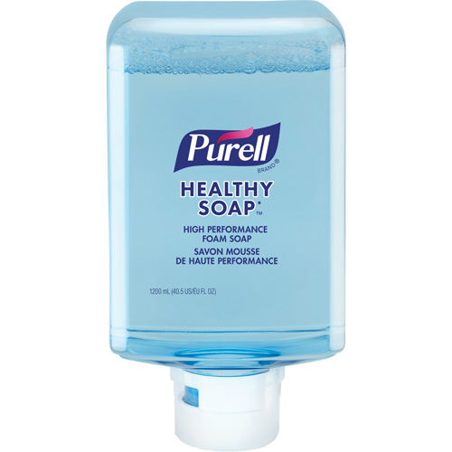 Savon mousse de haute performance ES10 PURELL HEALTHY SOAP avec la technologie CLEAN RELEASE, Mousse, 1200 ml, Parfum&eacute; Meunier Outillage Industriel