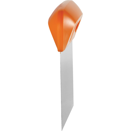 Flexible Stainless Steel Dough Cutter/Scraper, Orange, 4-1/2" W x 5-3/4" L Meunier Outillage Industriel