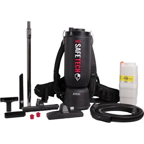 Aspirateur dorsal HEPA SafeTech Omega Meunier Outillage Industriel