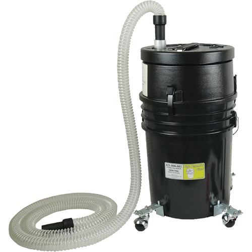 High Capacity HEPA Abatement Vacuum, Dry, 5 US Gal. (18.92 Litres) Meunier Outillage Industriel