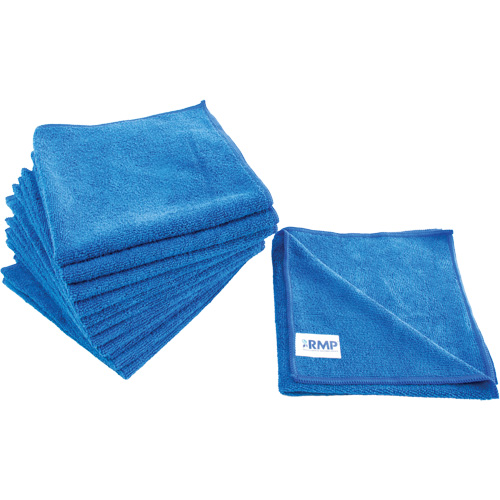 Chiffon de d&eacute;poussi&eacute;rage et nettoyage, Microfibre, Bleu Meunier Outillage Industriel
