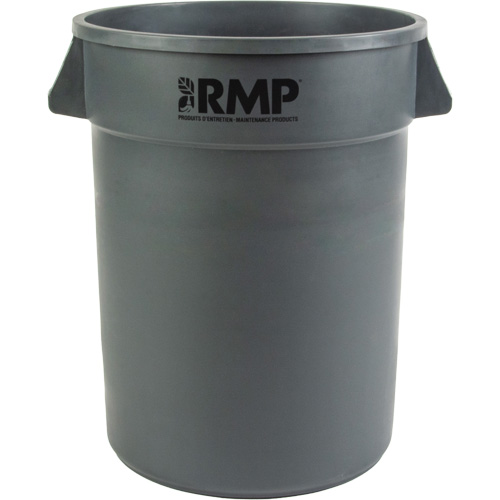 Garbage Bin, Polyethylene, 32 US gal. Meunier Outillage Industriel