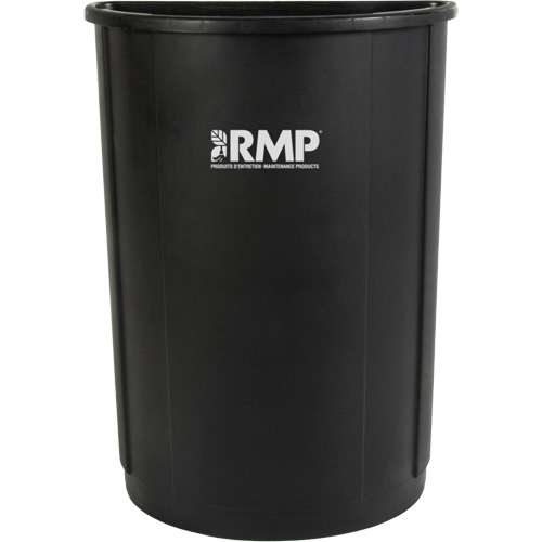 Half-Round Garbage Bin, Polyethylene, 21 US gal. Meunier Outillage Industriel