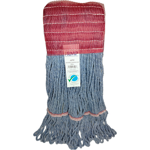 Wide-Band Mop Head, Antimicrobial/Floor Finishing/Specialty, Cotton/Rayon/Synthetic, Loop Style Meunier Outillage Industriel