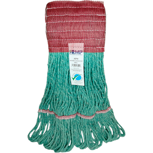 Wide-Band Mop Head, Antimicrobial/Floor Finishing/Specialty, Cotton/Rayon/Synthetic, Loop Style Meunier Outillage Industriel