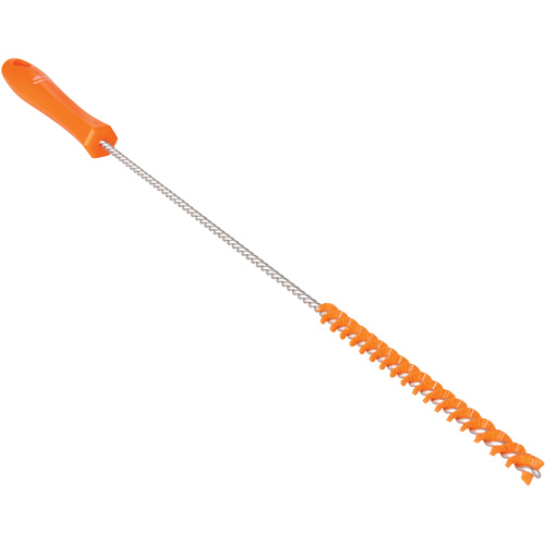 Brosse pour tubes, Soies Ferme, Longueur de 19-7/10", Orange Meunier Outillage Industriel