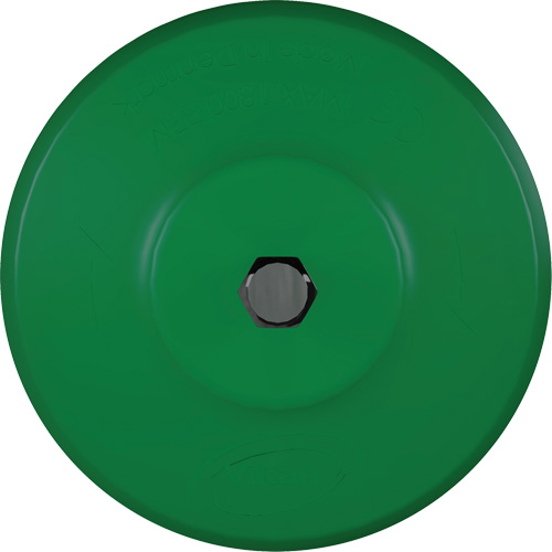 Brosse ronde HyDrive pour perceuse, Soies Tr&egrave;s ferme, Longueur de 3-1/10", Vert Meunier Outillage Industriel