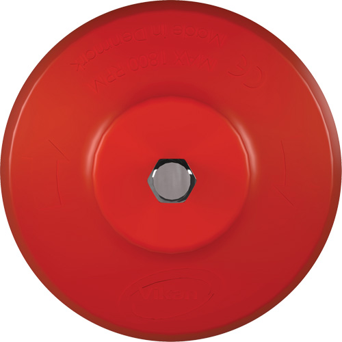 Brosse ronde HyDrive pour perceuse, Soies Tr&egrave;s ferme, Longueur de 3-1/10", Rouge Meunier Outillage Industriel