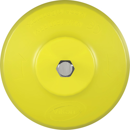 Brosse ronde HyDrive pour perceuse, Soies Tr&egrave;s ferme, Longueur de 3-1/10", Jaune Meunier Outillage Industriel
