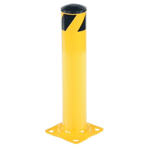 Butoir de s&eacute;curit&eacute;, Acier, 24" h x 4,5" la, Jaune Meunier Outillage Industriel