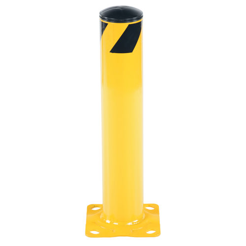 Butoir de s&eacute;curit&eacute;, Acier, 24" h x 4,5" la, Jaune Meunier Outillage Industriel