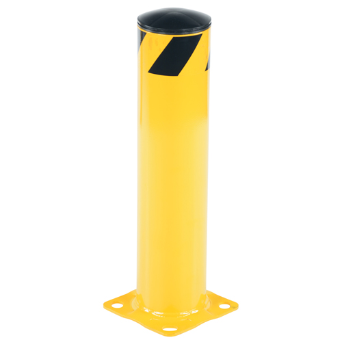 Butoir de s&eacute;curit&eacute;, Acier, 24" h x 5-1/2" la, Jaune Meunier Outillage Industriel
