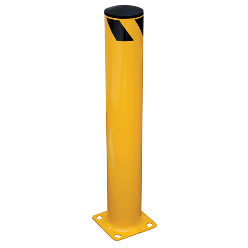 Butoir de s&eacute;curit&eacute;, Acier, 36" h x 5,5" la, Jaune Meunier Outillage Industriel