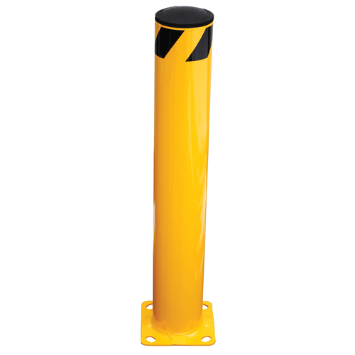 Butoir de s&eacute;curit&eacute;, Acier, 36" h x 5,5" la, Jaune Meunier Outillage Industriel