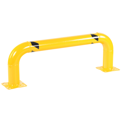 Low Profile Rack Guards, 4' W x 1.4' H, Yellow Meunier Outillage Industriel