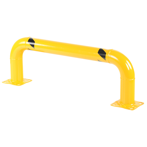 Low Profile Rack Guards, 4' W x 1.4' H, Yellow Meunier Outillage Industriel