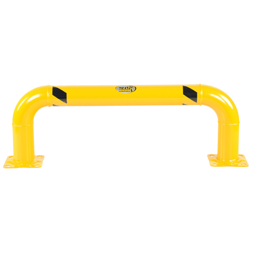 Low Profile Rack Guards, 4' W x 1.4' H, Yellow Meunier Outillage Industriel