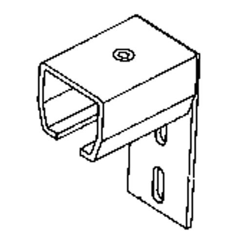 Curtain Partition Wall Mount End Connector Meunier Outillage Industriel