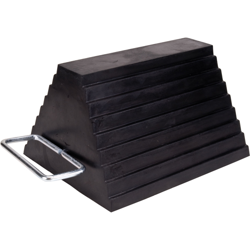 Cale de roue, 9" x 8" x 6", Noir Meunier Outillage Industriel