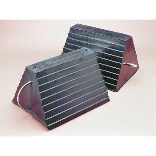Cale de roue, 9" x 8" x 6", Noir Meunier Outillage Industriel