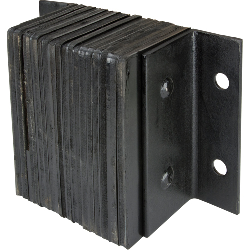 Butoirs de quai lamell&eacute;s, Horizontal, Caoutchouc, 12" la x 6" p x 10" h Meunier Outillage Industriel