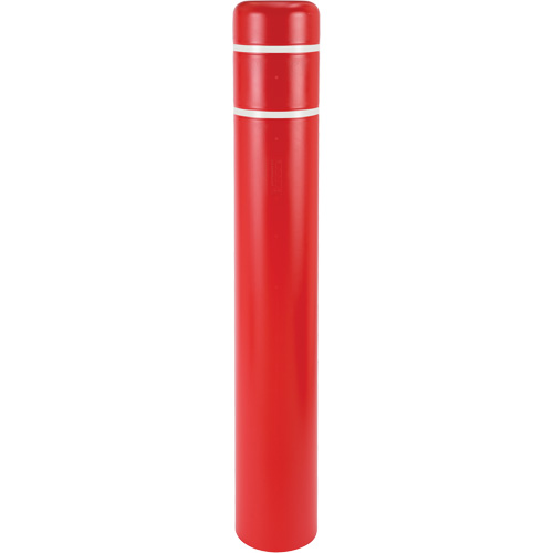 Polyethylene Bollard Covers, 4-1/2" Dia. x 64" L, Red Meunier Outillage Industriel