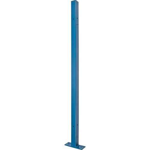 Poteau universel, 4,125' h x 2" la, Bleu Meunier Outillage Industriel
