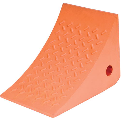 Cales-roue, Ur&eacute;thane, Orange, 8" la x 11" p x 8" h Meunier Outillage Industriel