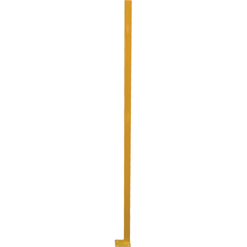Poteau de protection de coin p&eacute;rim&eacute;trique ajustable, 4" la x 72" h, Jaune Meunier Outillage Industriel
