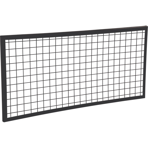 Wire Mesh Partition Panel, 2' H x 4' W Meunier Outillage Industriel