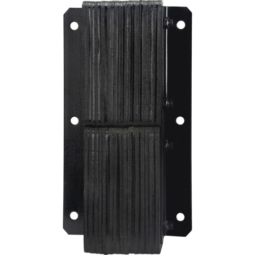 Laminated Dock Bumpers, Vertical, Rubber, 11" W x 4" D x 24" H Meunier Outillage Industriel